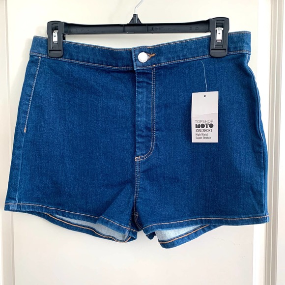 Topshop Pants - Topshop Moto Joni High Waist Super Stretch Shorts